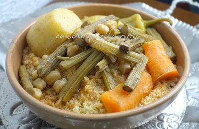 COUSCOUS RUSTIQUE AUX CHARDONS ( GUERNINA ) Pour YENNAYER