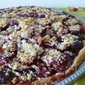 Tarte à la prune façon crumble