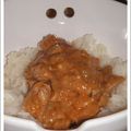 Curry de dinde aux aubergines