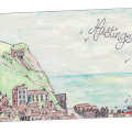 Carte postale de Hastings, East Sussex