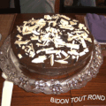 Gâteau d'anniversaire aux deux chocolats