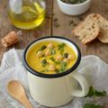 Velouté express {Carottes & pois chiches} #vegan #sans gluten