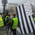 Le drapeau breton Gwenn-ha-Du dans les écoles de Bretagne.