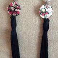 Boucles d'oreilles pompons