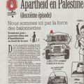 Charb: les palestiniens subissent un apartheid