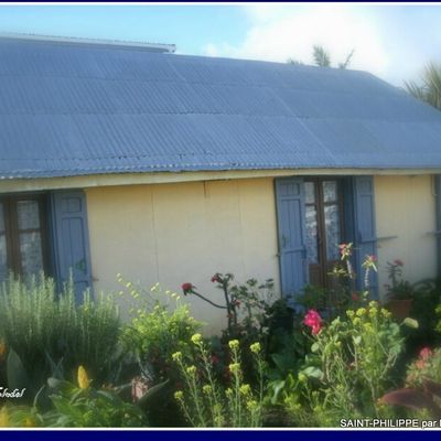 Les dernières cases créoles de Baril à Saint-Philippe par Paul Clodel