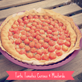 Tarte aux tomates cerises et moutarde 