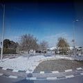 Rond-point à Kfar Vitkin (Israël)