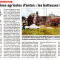 LES MACHINES AGRICOLES D'ANTAN : LES BATTEUSES MERLIN.