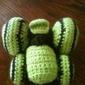 Tracteur vert au Crochet