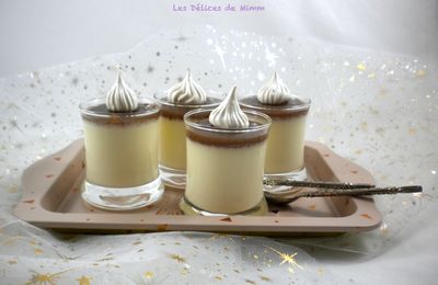 Panna cotta à la crème de marrons façon Mont-Blanc