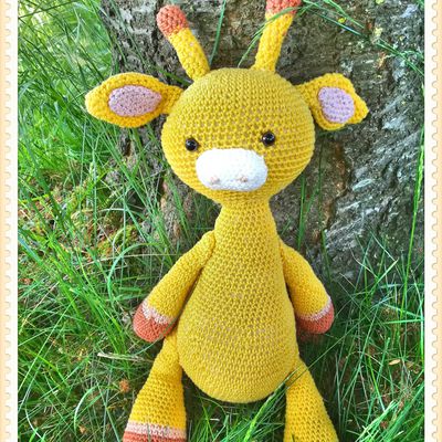 Girafe au crochet (Amigurumi)