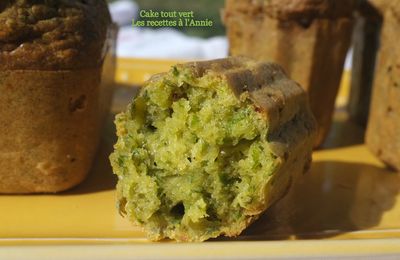 Le cake aux herbes...tout vert