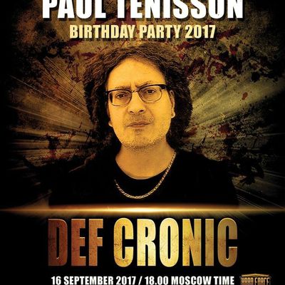 Paul Tenisson Birthday event with Def cronic in an incredible session of hardtechno trax 