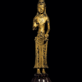 The “Luck of Yunnan”. A rare gilt-bronze standing figure of an Acuoye Guanyin, China, Yunnan, Dali Kingdom, 12th century