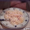 I TAGLIATELLES AL CARBONARA DI CHATMINOUCHE