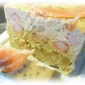 ღ " Miam " Terrine de poissons - Asperges et bâtons de Homards