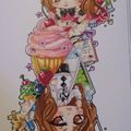 DESSIN CARTE DOCTEUR/CUPCAKE