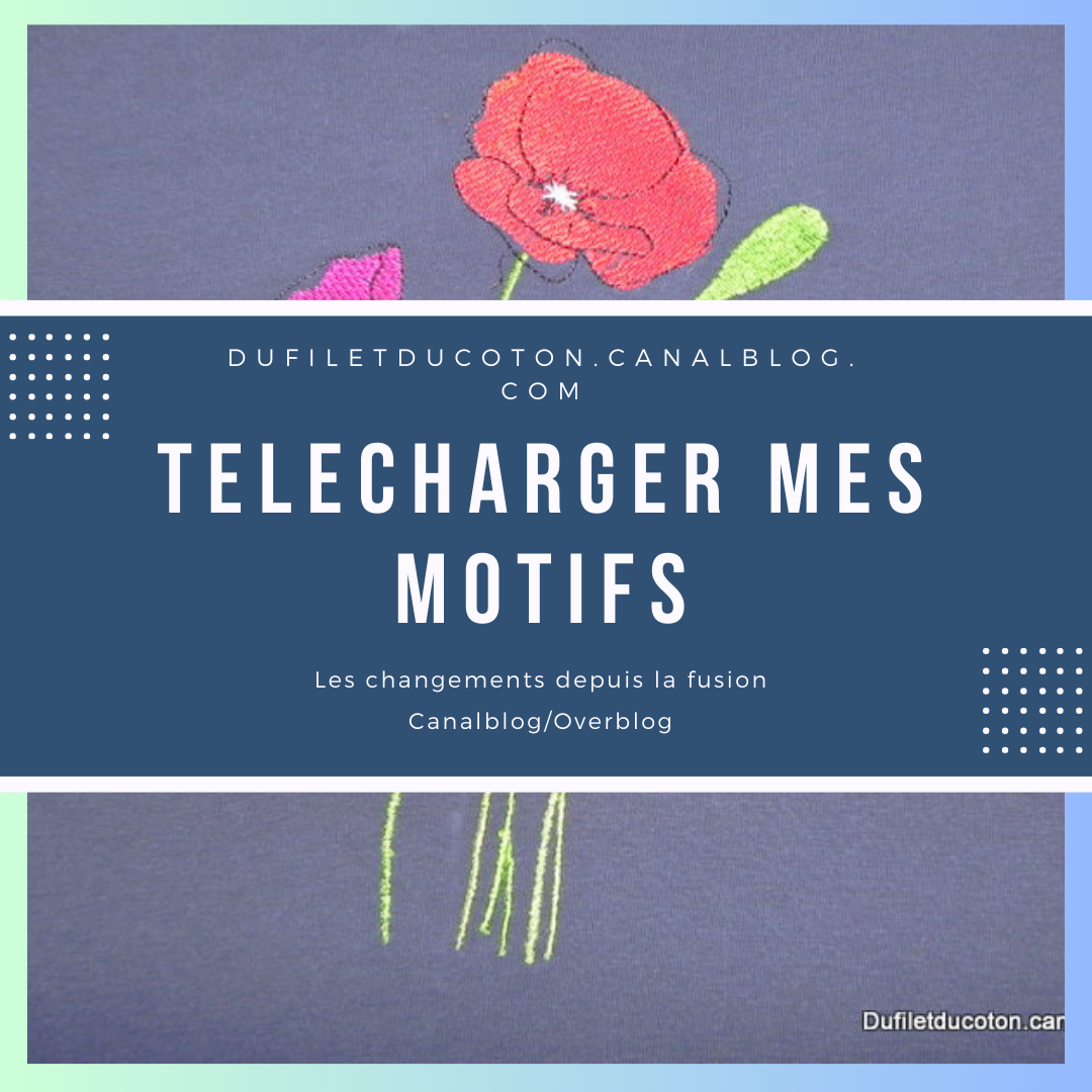 Téléchargement de mes motifs