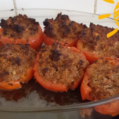 Tomates farcies au bœuf 