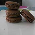 Macarons au Chocolat et Rochers Prâlinés.