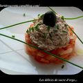 Tartare de Tomates aux Thon....