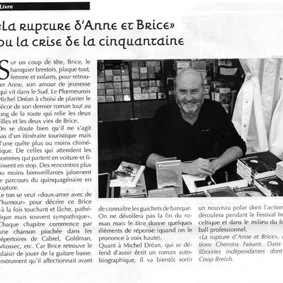 DRÉAN Michel / La Rupture d'Anne et Brice. (Revue de presse) 