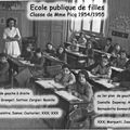 Ecole publique de filles 1954/1955