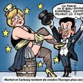 Européennes : Merkel et Sarkozy veulent remobiliser face à l'abstention