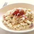 Recette de risotto au jambon cru et aux câpres