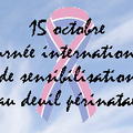 15 octobre : journée internationale de sensibilisation au deuil périnatal