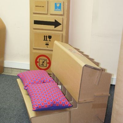 meuble en carton démontable