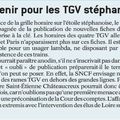 plus de tgv pour saint etienne?