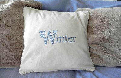 Coussin mode hiver