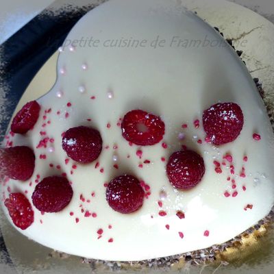 Coeur bavarois framboise