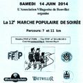 Marches Populaires FFSP Vosges - Samedi 14 et dimanche 15 juin 2014