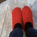 Chaussons au tricot