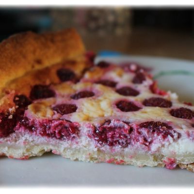 Tarte framboises mascarpone
