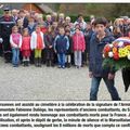 Commémoration à Alby sur Chéran