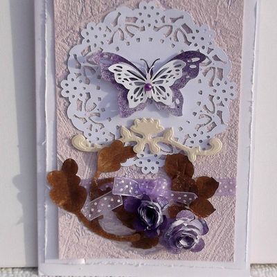 *** Papillon mauve***