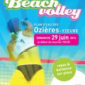 Tournoi de Beach Volley aux Ozières, Yzeure