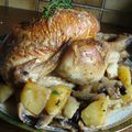 POULET EN COCOTTE AU VIN BLANC A LA CANCOILLOTTE