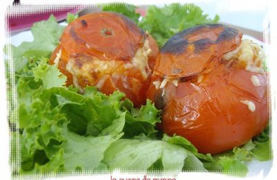 Rapide et pas cher : Tomates gratinées au Comté et chorizo