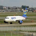 Aéroport: Toulouse-Blagnac: Spirit Airlines: Airbus A320-232: N619NK: MSN:5517.