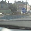 Rond-point à Etampes