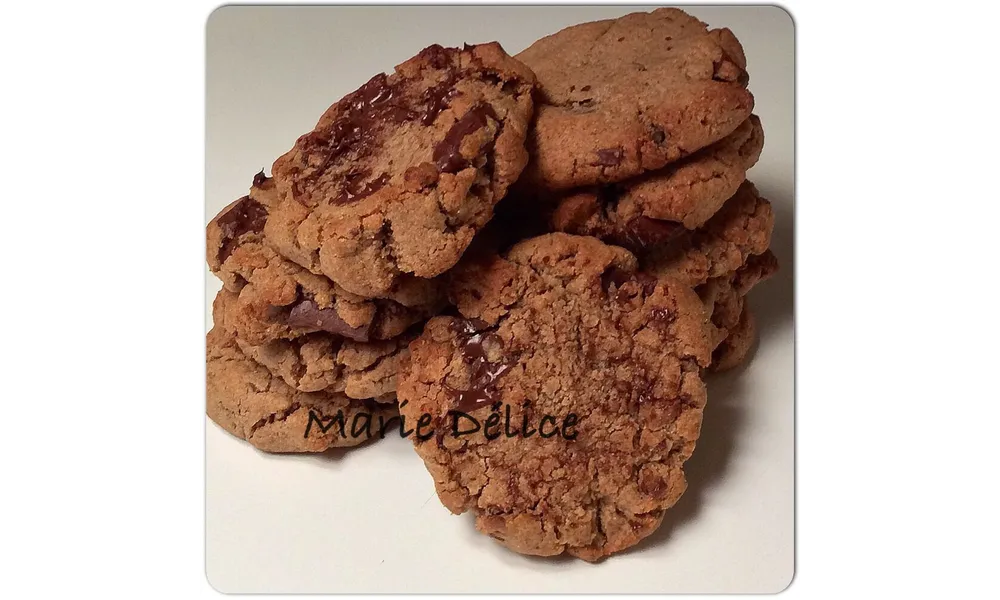 Sans Gluten ! Cookies châtaignes chocolat