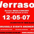 Werrason, le monument de la musique congolaise, en concert à Bruxelles le 12 mai 2007. 