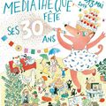 Visuel pour les 30 ans de la médiathèque de