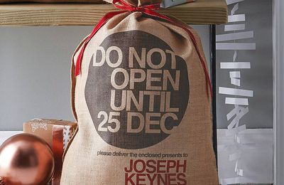 Les sacs de livraison du Père Noël : le cadeau original, unique, durable, personnalisé et pas cher !