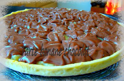 Tarter chocolat banane